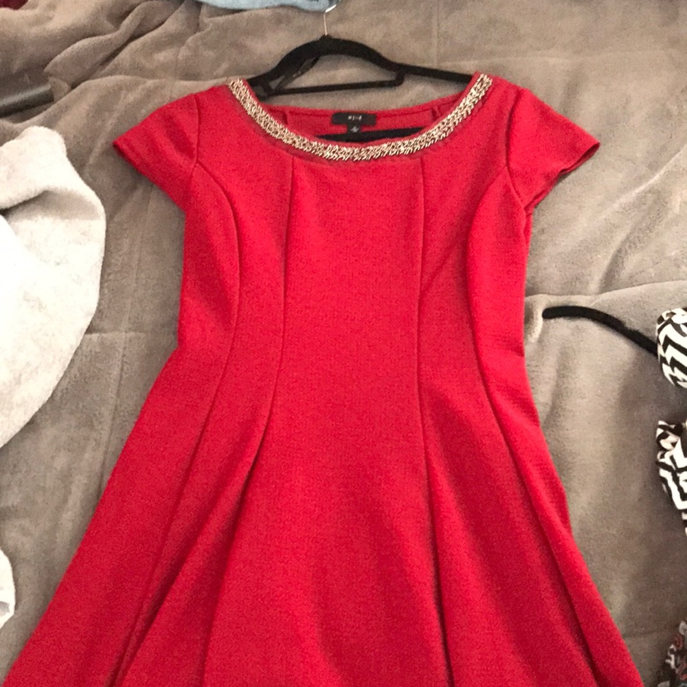 Red dress